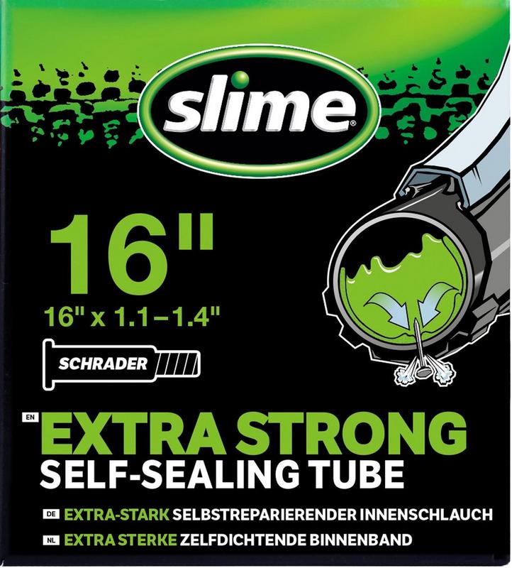 Halfords Slime Schrader Bike Inner Tube, 16 X 1.1 - 1.4 Inch | Extra 8% off for BC Members