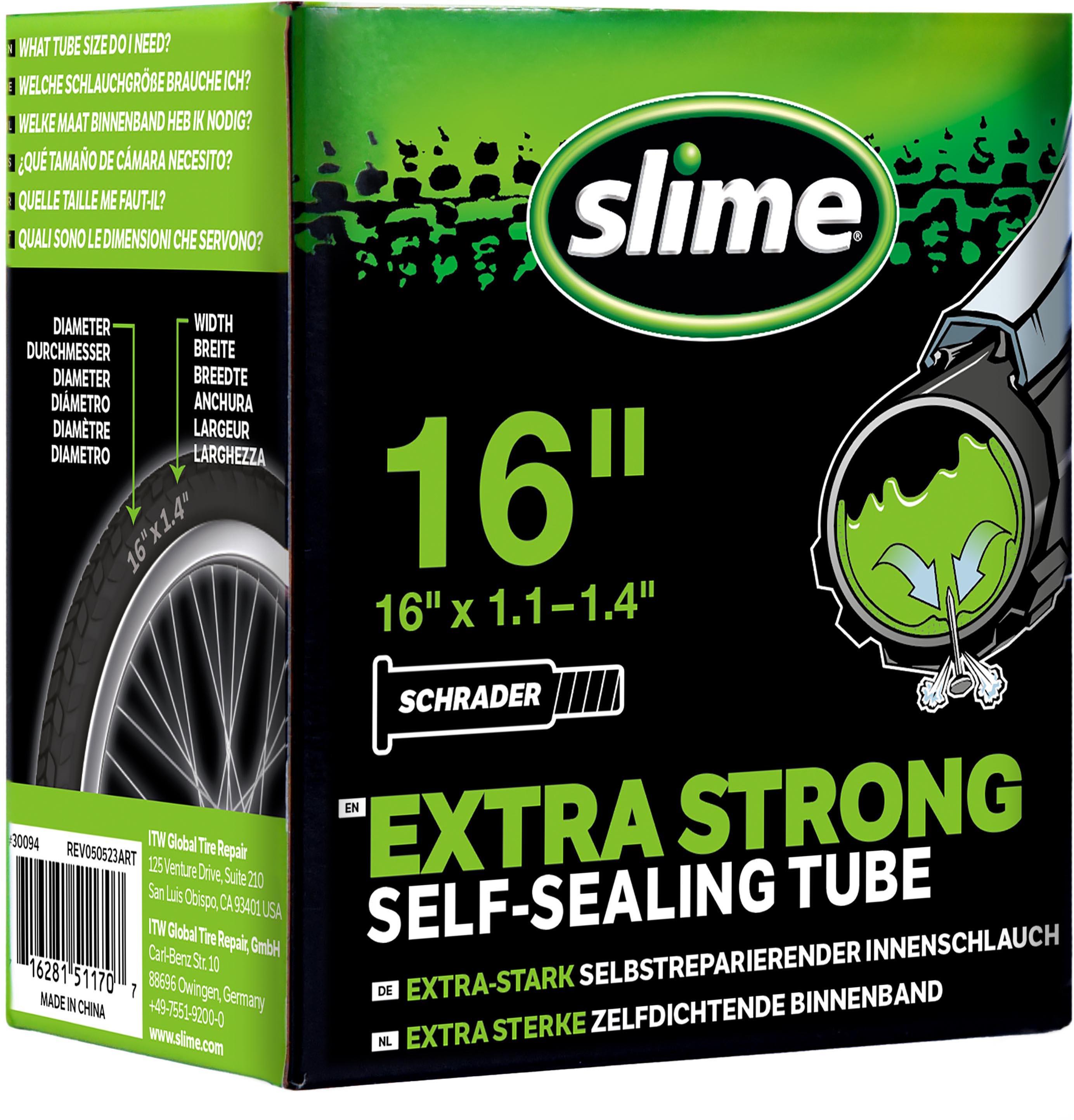 Slime Schrader Bike Inner Tube, 27.5 x 2.35 - 3.0"