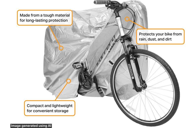 Halfords All Weather Waterproof Single Bike Cover Halfords All Weather Waterproof Single Bike Cover