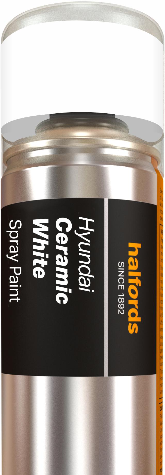 Halfords Hyundai Ceramic White Car Spray Paint 300ml Halfords UK