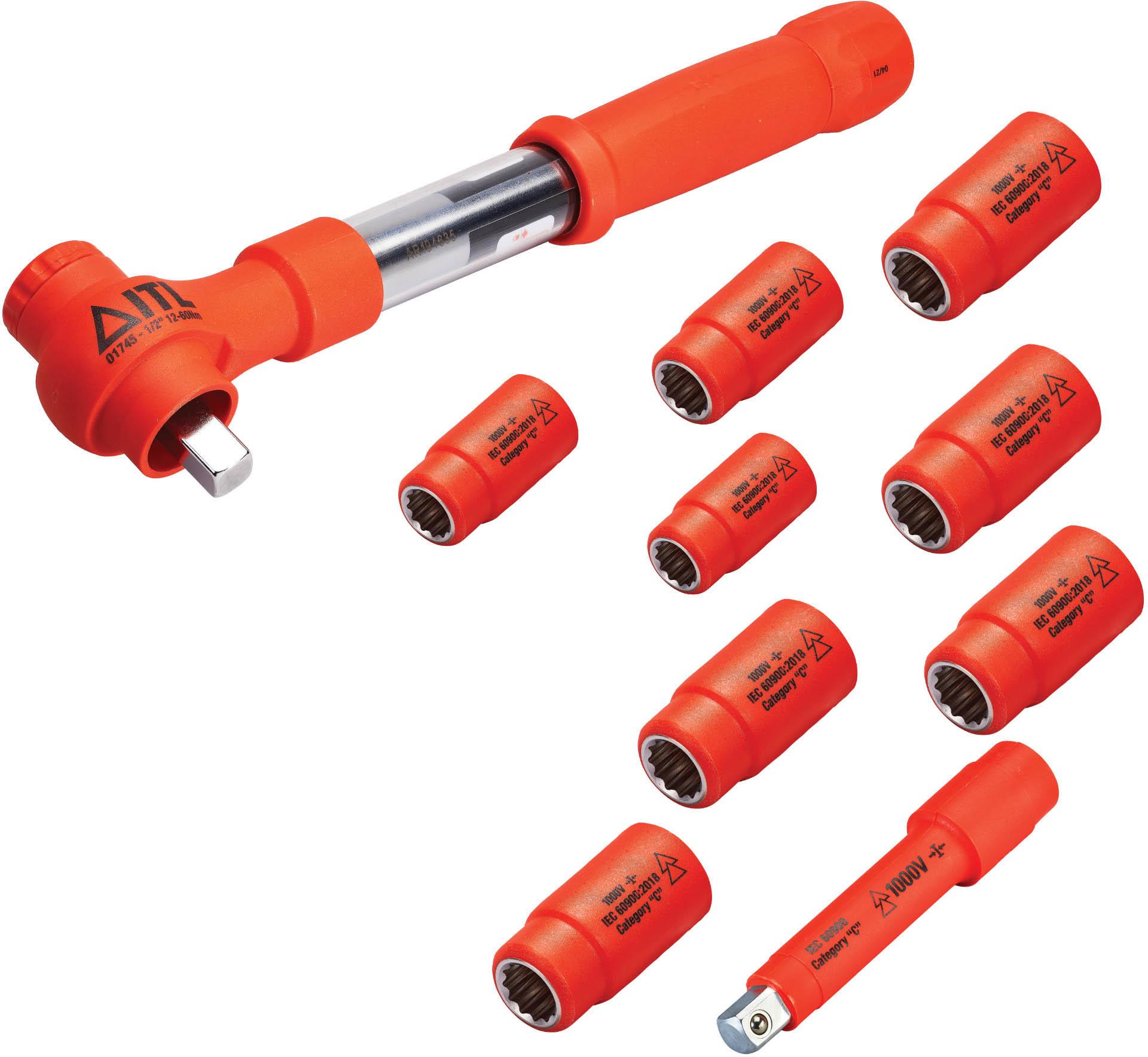 ITL 1/2" Drive 12-60Nm Torque Wrench Kit Metric