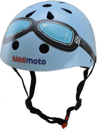 Kiddimoto Blue Goggle Helmet
