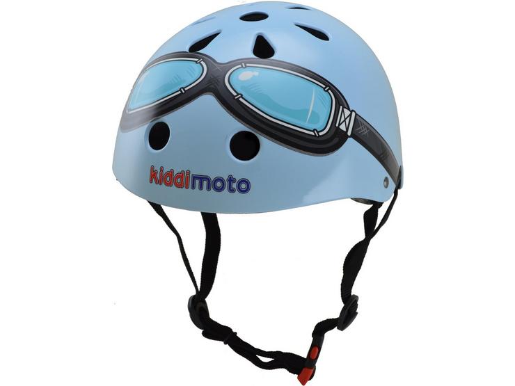Kiddimoto Blue Goggle Helmet