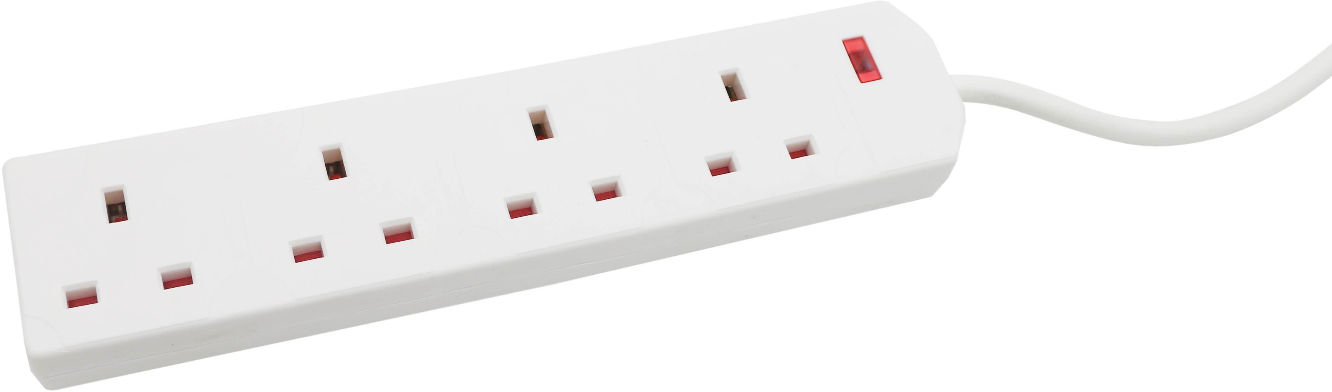 Daewoo 4 Gang 2m Extension Lead