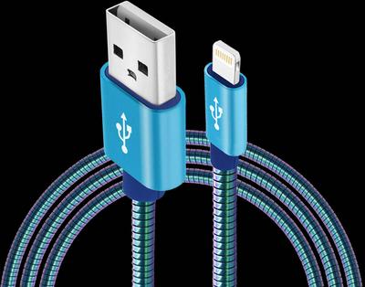 Daewoo 1m Pearlised iPhone lightening cable to USB Daewoo 1m Pearlised iPhone lightening cable to USB