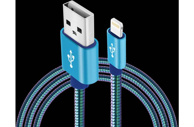 Daewoo 1m Pearlised iPhone lightening cable to USB Daewoo 1m Pearlised iPhone lightening cable to USB
