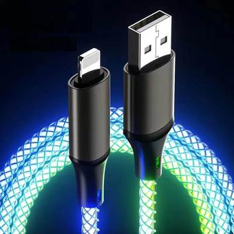 Daewoo 1m Light Up iPhone cable lightening to USB