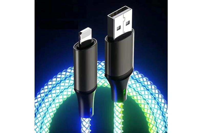 Daewoo 1m Light Up iPhone cable lightening to USB Daewoo 1m Light Up iPhone cable lightening to USB