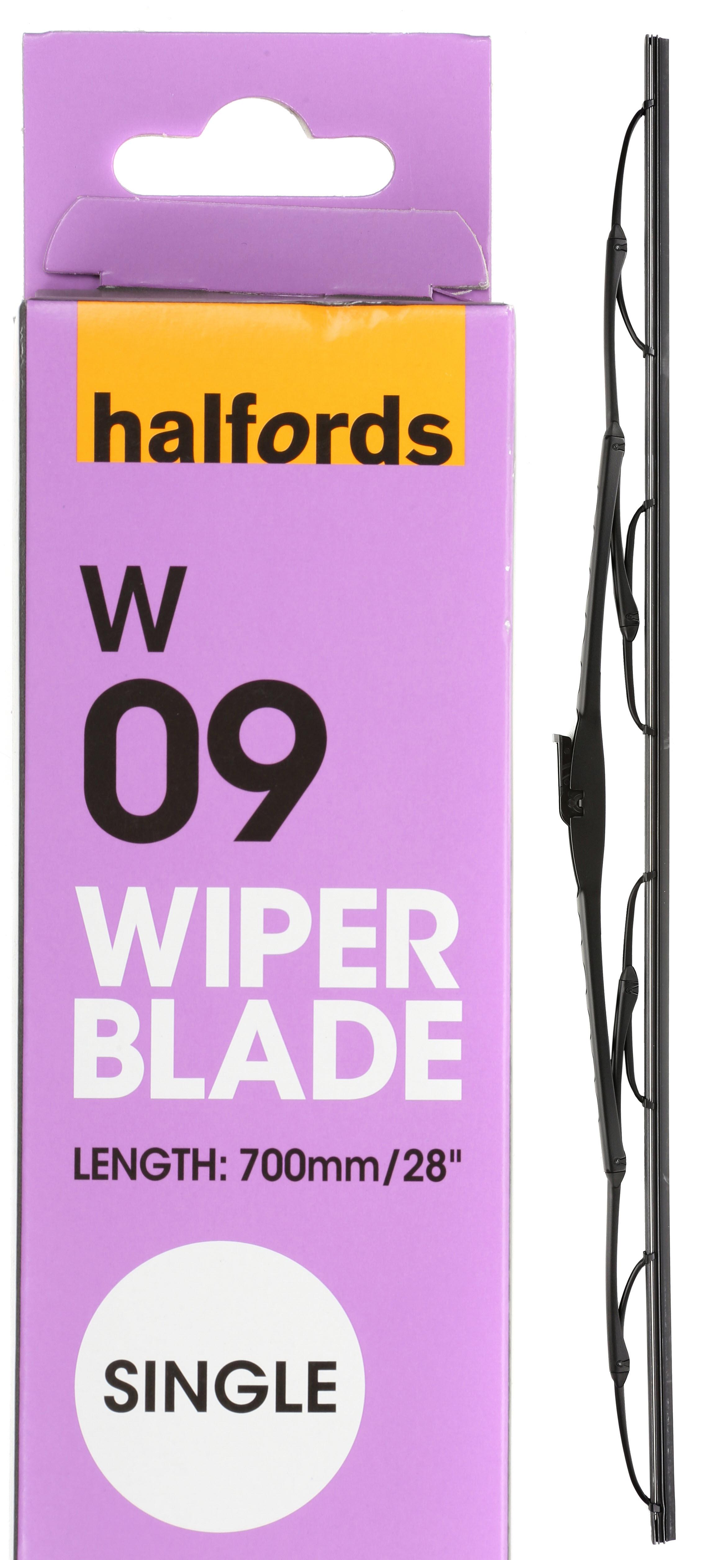 Halfords W09 Wiper Blade - Single