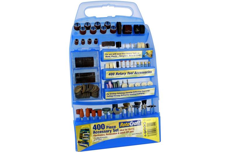 Rotacraft 400 Pce Accessory Set & Case Rotacraft 400 Pce Accessory Set & Case