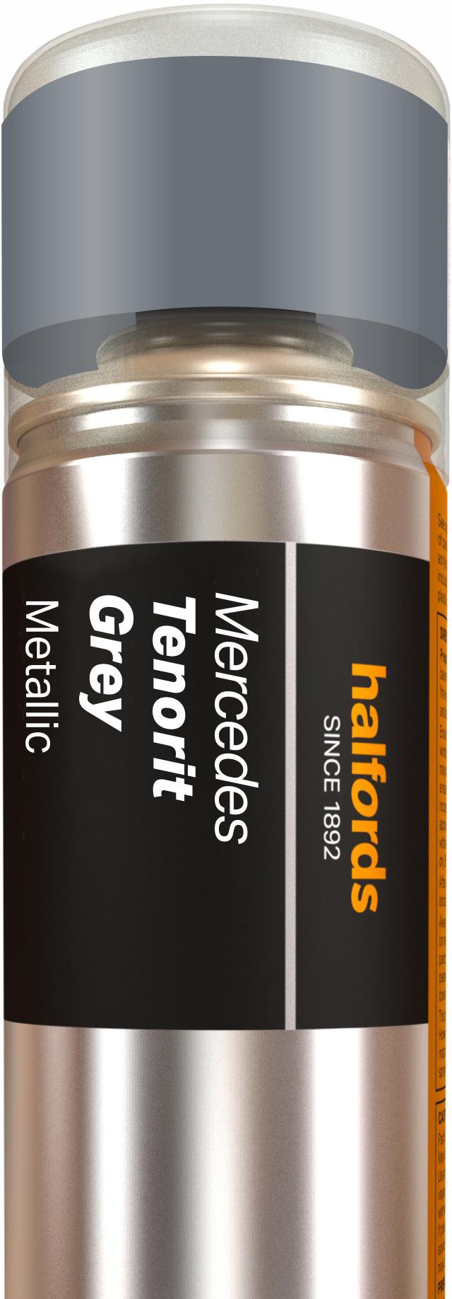 Halfords Mercedes Tenorit Grey Car Spray Paint 300ml Halfords UK