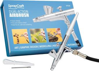 Spraycraft SP25K Dual-Action Airbrush
