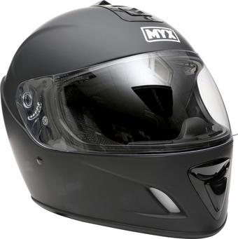 MYX Full Face Motorcycle Helmet - Matt Black, Large (59-60cm)
