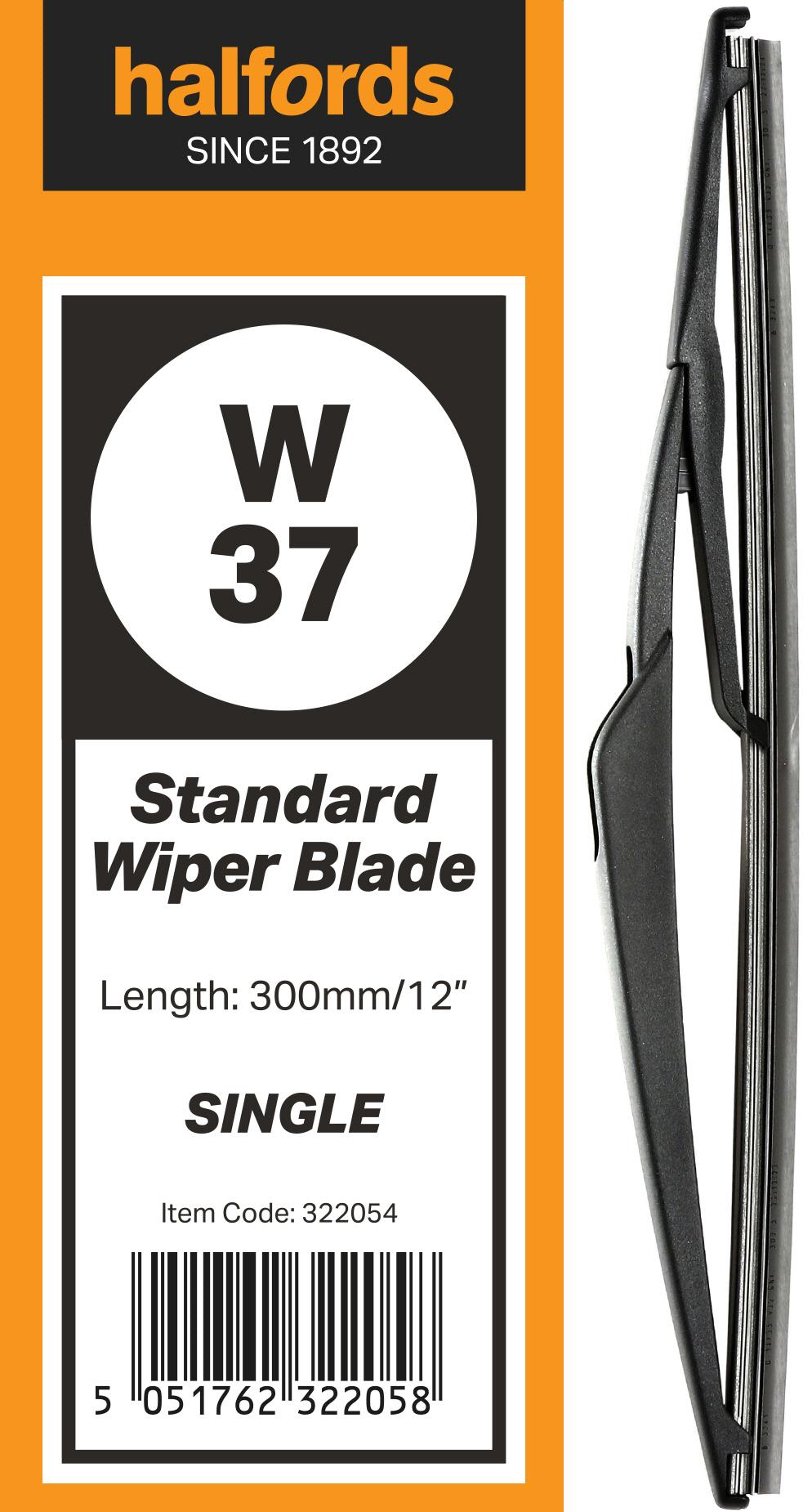 Halfords W37 Wiper Blade Single Halfords UK