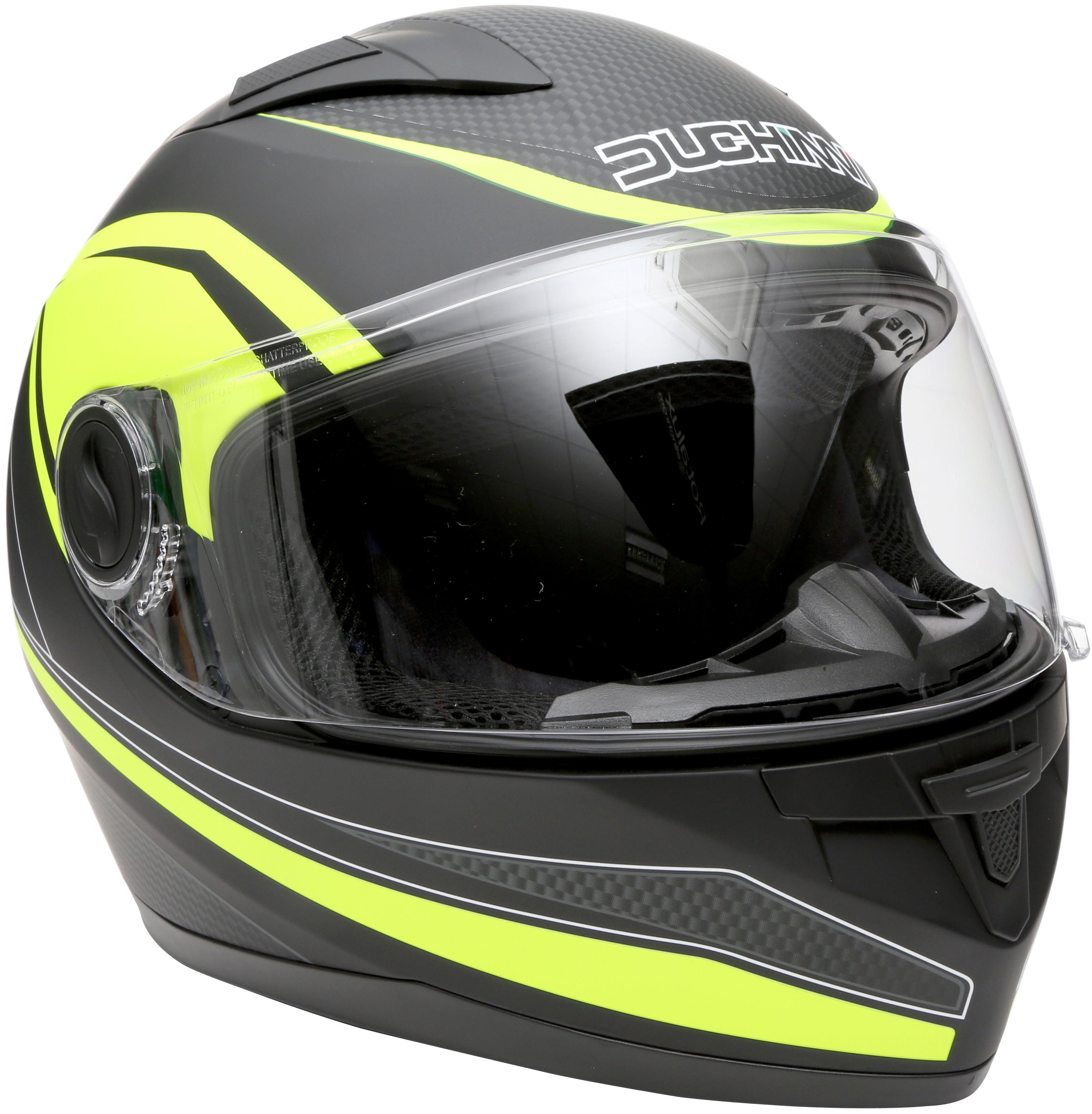 Duchinni Helmet D705 - Black/Neon, Medium