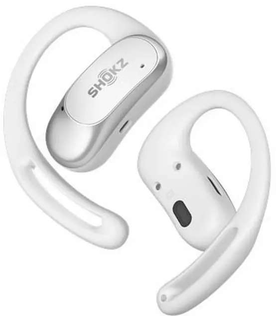 SHOKZ OpenFit Air True Wireless Earbuds - White | Halfords UK