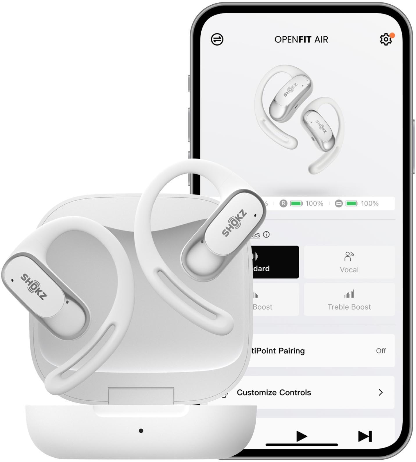 SHOKZ OpenFit Air True Wireless Earbuds - White
