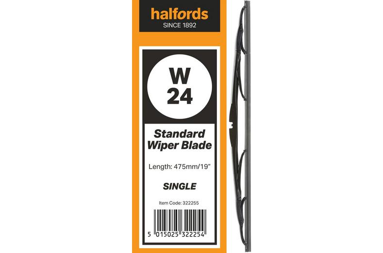 Halfords W24 Wiper Blade - Single Halfords W24 Wiper Blade - Single