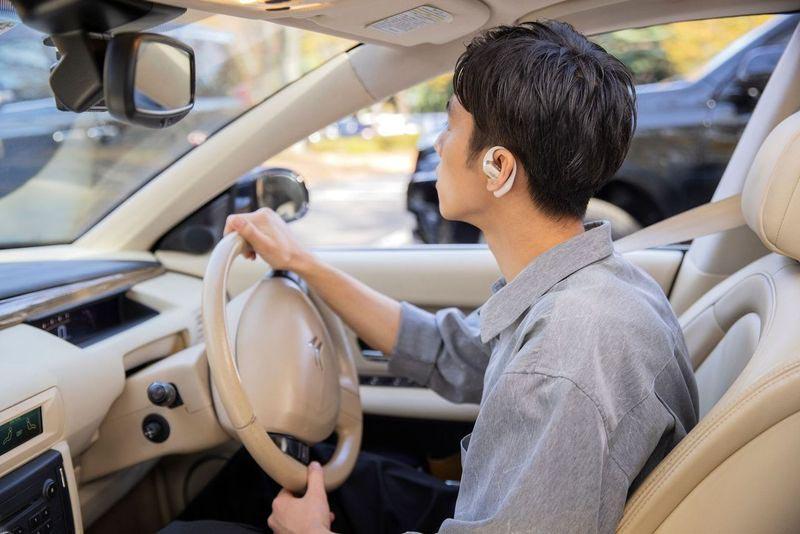 SHOKZ OpenFit True Wireless Earbuds - Beige