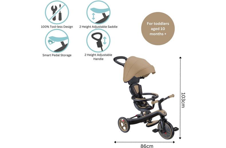 Globber Explorer 4 in 1 Trike Globber Explorer 4 in 1 Trike