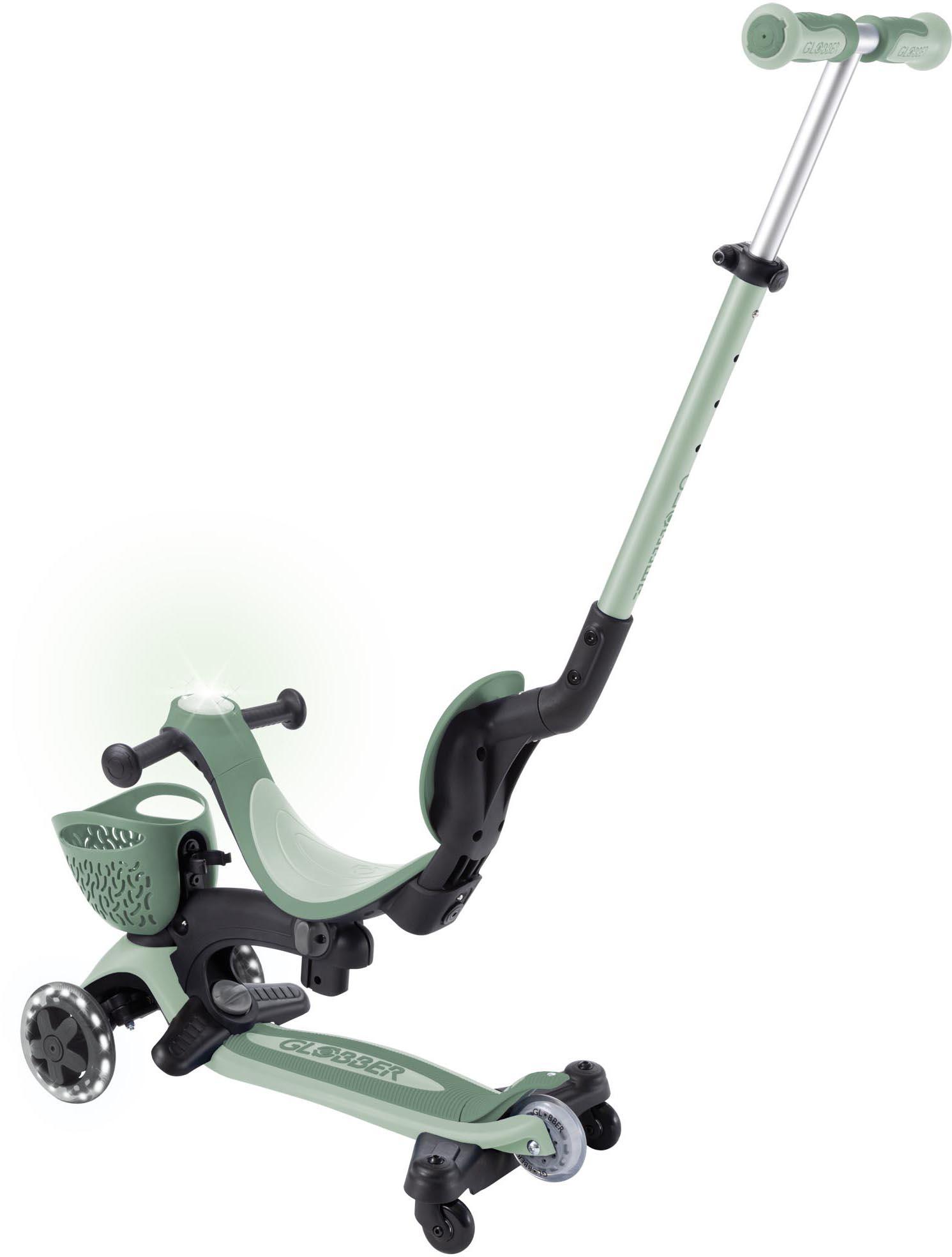 Globber Go Up Foldable Lights Kids Scooter