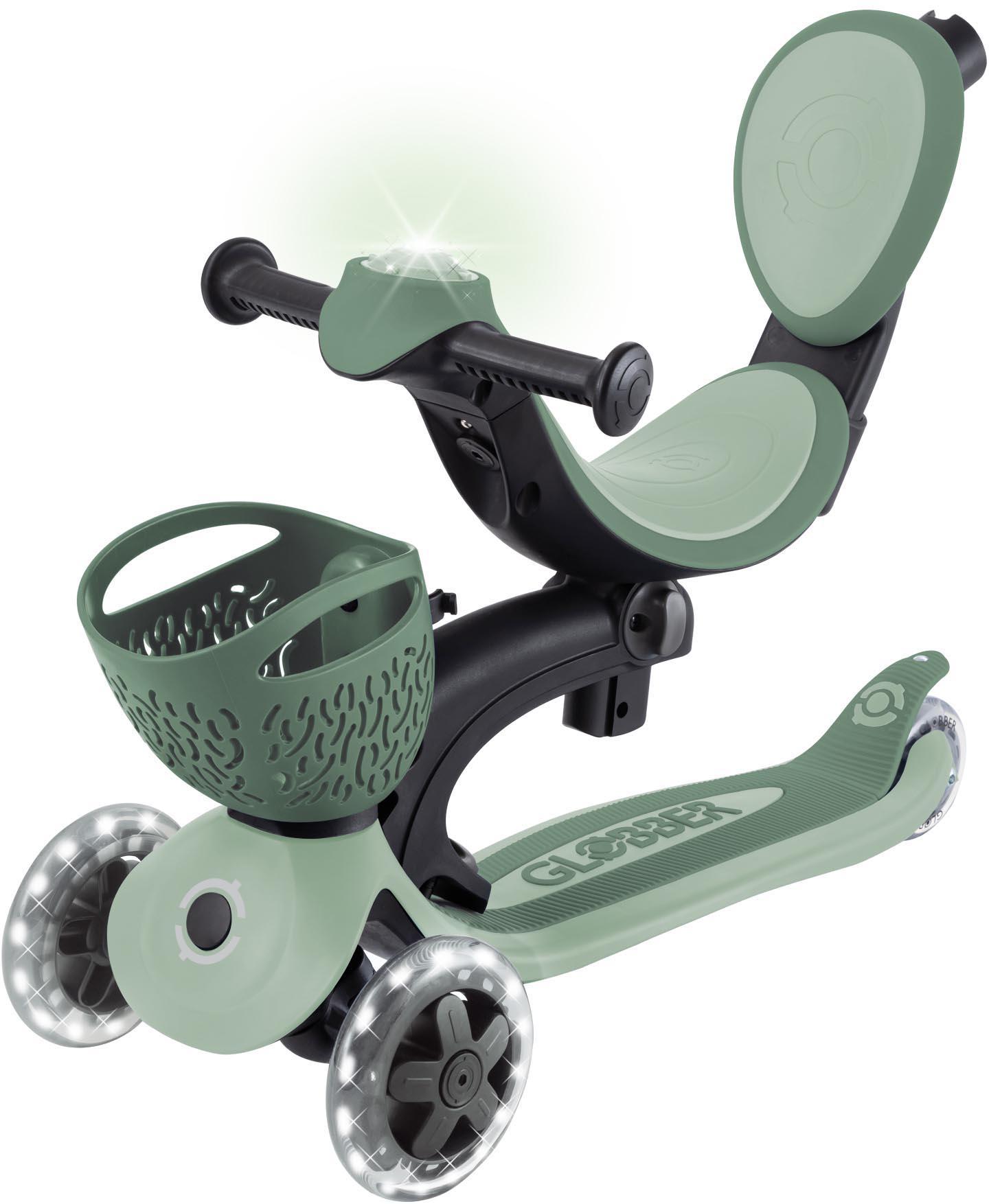 Globber Go Up Foldable Lights Kids Scooter