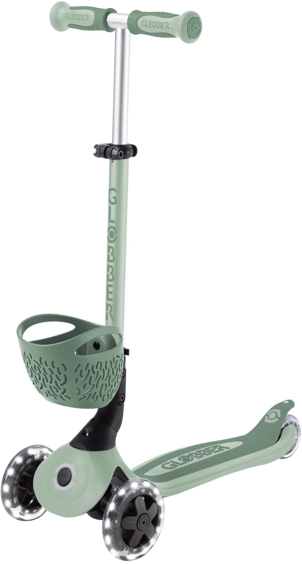 Globber Go Up Foldable Lights Kids Scooter