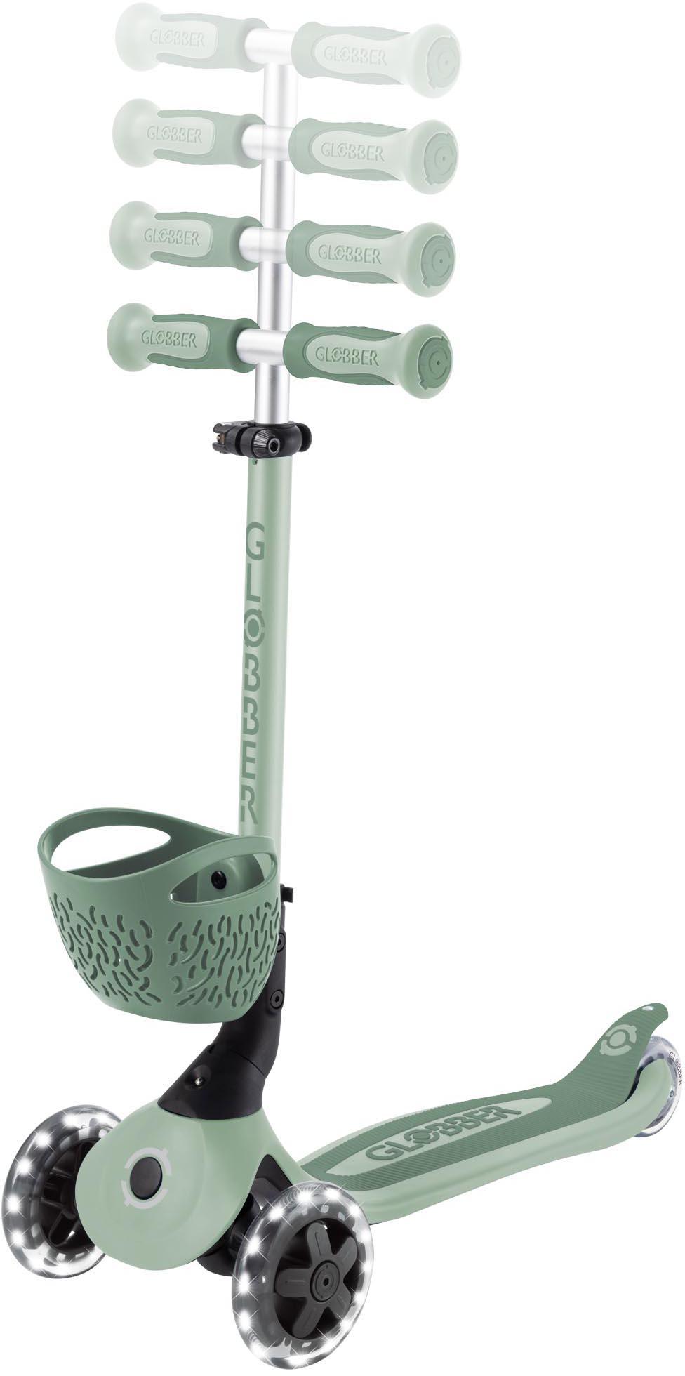 Globber Go Up Foldable Lights Kids Scooter