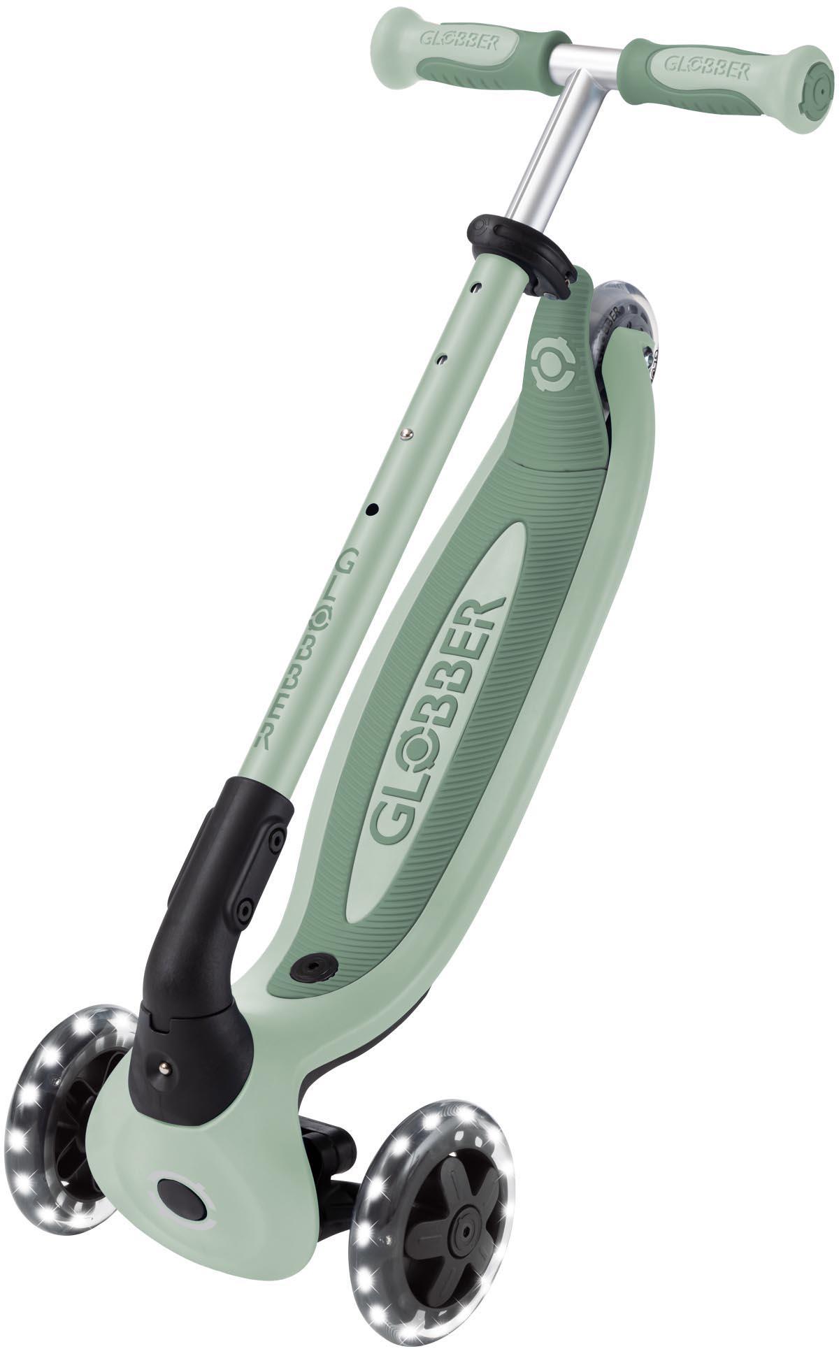 Globber Go Up Foldable Lights Kids Scooter