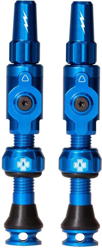Muc-Off Big Bore Lite Tubeless Valves 45mm Blue
