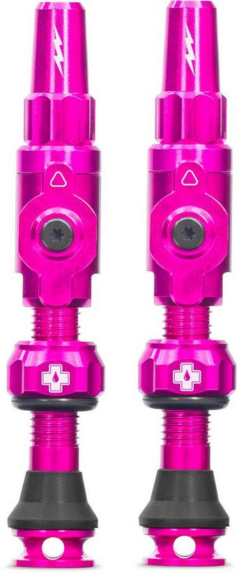 Muc-Off Big Bore Lite Tubeless Valves 35mm Pink