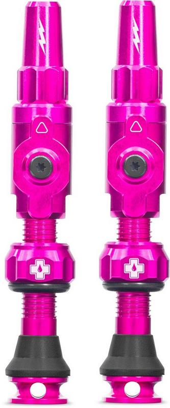 Halfords Muc-Off Big Bore Lite Tubeless Valves 35Mm Pink | Extra 8% off for BC Members