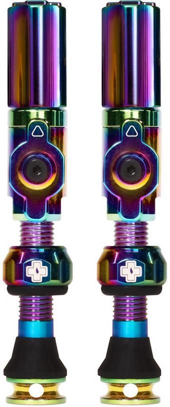 Muc-Off Big Bore Hybrid Tubeless Valves 35mm Iridescent