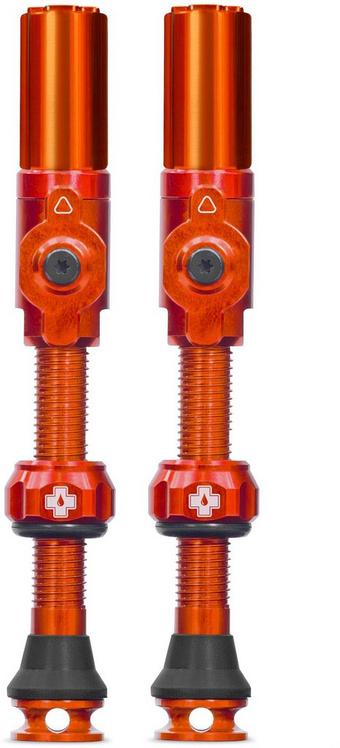 Muc-Off Big Bore Hybrid Tubeless Valves 45mm Orange