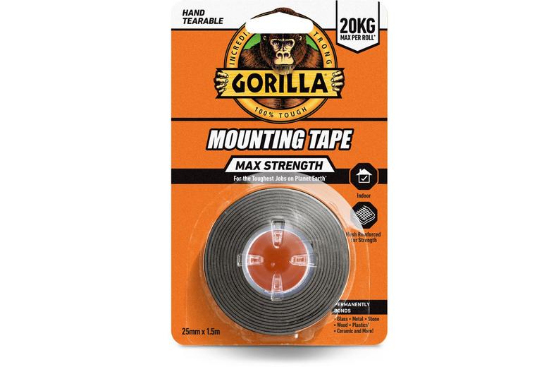 Gorilla Mounting Tape Max Strength Black Gorilla Mounting Tape Max Strength Black