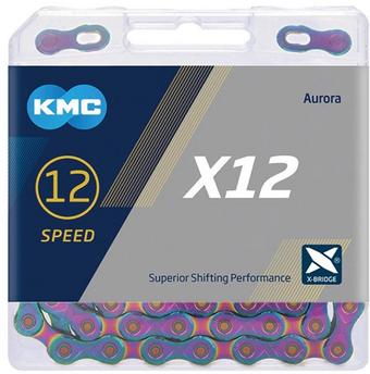 KMC X12 12 Speed Chain, Aurora Blue, 126L