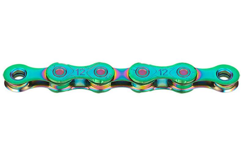 KMC X12 12 Speed Chain, Aurora Green, 126L KMC X12 12 Speed Chain, Aurora Green, 126L