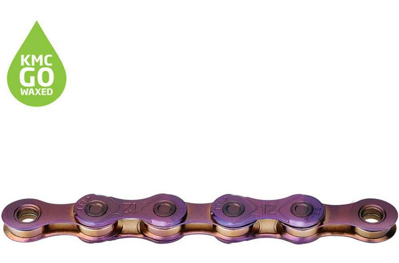 KMC TT12 Neo Chrome Waxed 12 Speed Chain, 126L KMC TT12 Neo Chrome Waxed 12 Speed Chain, 126L