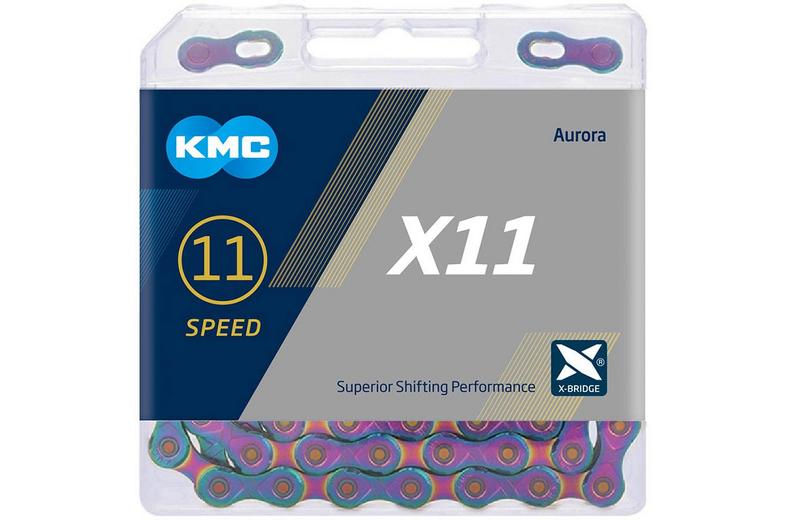 KMC X11 11 Speed Chain, Aurora Blue, 118L KMC X11 11 Speed Chain, Aurora Blue, 118L