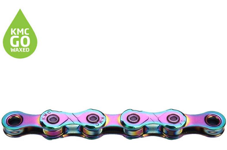 KMC X11 Waxed 11 Speed Chain, Aurora Blue, 118L KMC X11 Waxed 11 Speed Chain, Aurora Blue, 118L