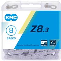 Halfords KMC Kmc Z8 Ept 8 Speed Chain, Silver, 114L | Extra 8% off for BC Members