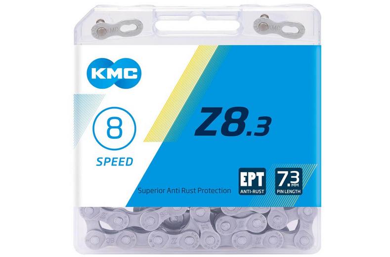 KMC Z8 EPT 8 Speed Chain, Silver, 114L KMC Z8 EPT 8 Speed Chain, Silver, 114L