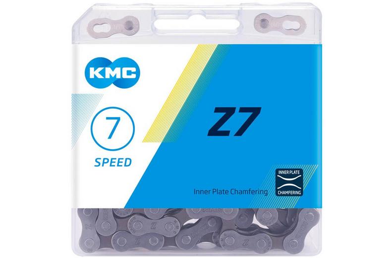 KMC Z7 7 Speed Chain, Grey/Brown, 114L KMC Z7 7 Speed Chain, Grey/Brown, 114L