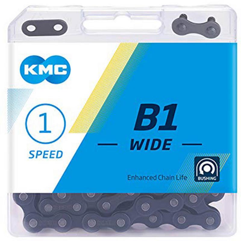 Halfords KMC Kmc B1 Wide Single Speed Chain, Black, 112L | Extra 8% off for BC Members