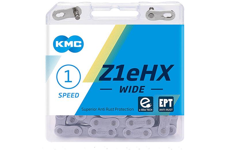 KMC Z1eHX Wide EPT Single Speed Chain, Silver, 112L KMC Z1eHX Wide EPT Single Speed Chain, Silver, 112L