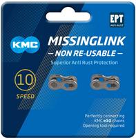 Halfords KMC Kmc Ept 10Nr 10 Speed Missing Links, Silver | Extra 8% off for BC Members