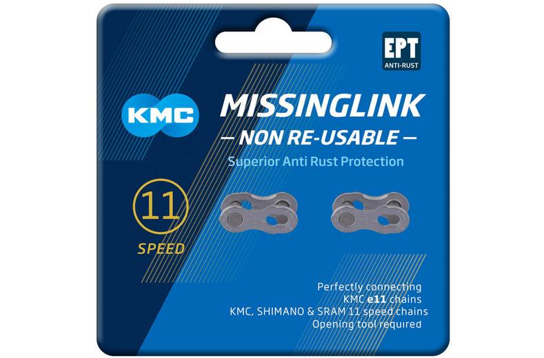 KMC 11NR EPT 11 Speed Missing Links, Silver KMC 11NR EPT 11 Speed Missing Links, Silver