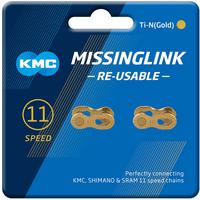 Halfords KMC Kmc 11R 11 Speed Missing Links, Ti-N Gold | Extra 8% off for BC Members