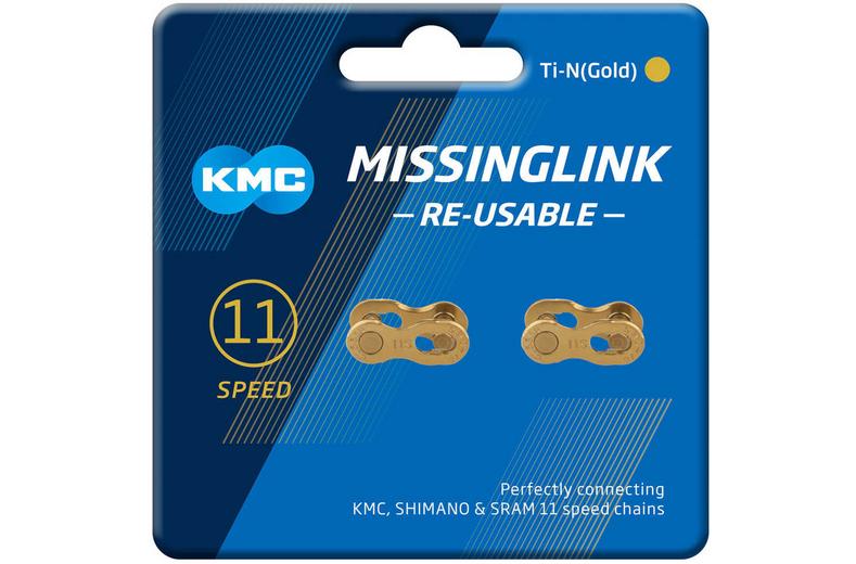 KMC 11R 11 Speed Missing Links, Ti-N Gold KMC 11R 11 Speed Missing Links, Ti-N Gold