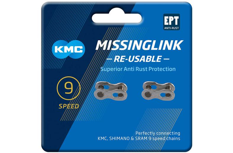 KMC 9R EPT 9 Speed Missing Links, Silver KMC 9R EPT 9 Speed Missing Links, Silver